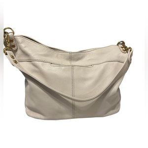 Hobo purse bag - white.